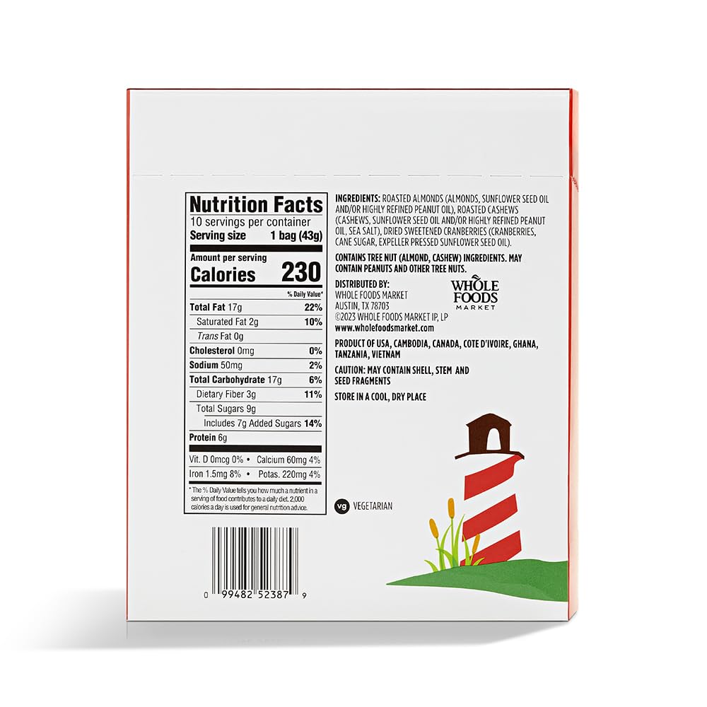 Cape Cod Trail Mix Multipack 15 Oz 365 By Whole Foods Market