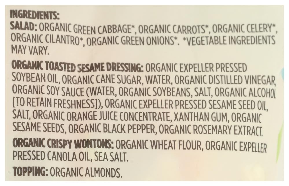 Organic Asian Inspired Salad Kit 12 Oz 1 Count 365 By Whole Foods Market