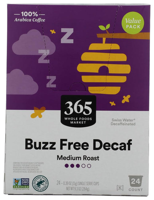 Buzz Free Value Size Coffee Capsule 9.3 Oz 365 By Whole Foods Market