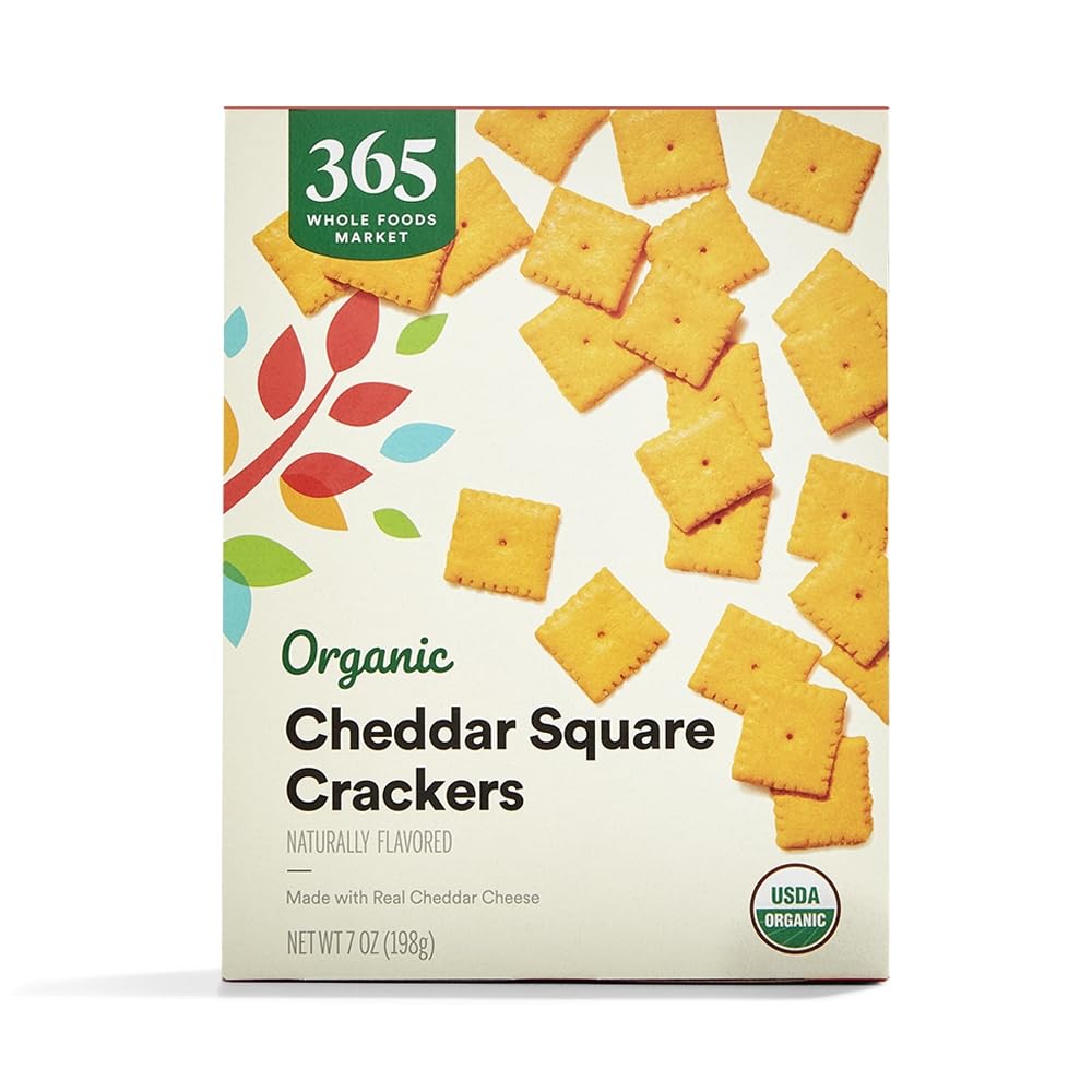 Organic Cheddar Squares 7 Oz 1 Count 365 By Whole Foods Market