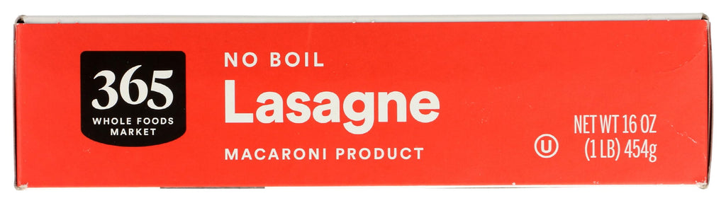 No Boil Lasagne 16 Oz 365 By Whole Foods Market