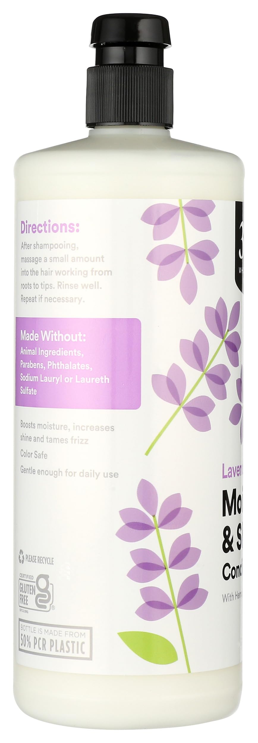 Moisture & Shine Conditioner Hemp Seed Argan Oil Lavender 32 Fl Oz 365 By Whole Foods Market