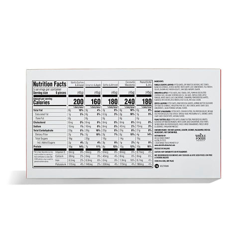 Chewy Protein Bites Variety Pack 1.58 Oz 365 By Whole Foods Market
