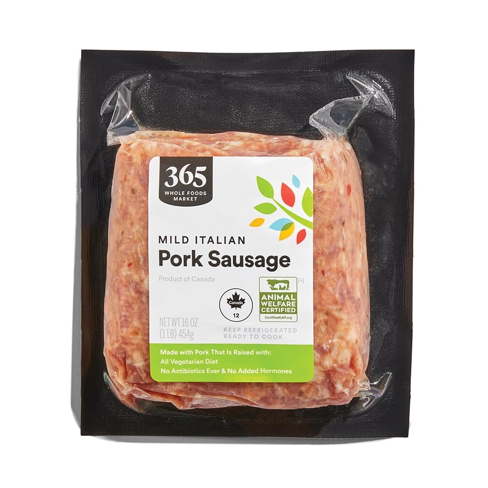 Mild Italian Pork Sausage 16 Oz 365 By Whole Foods Market