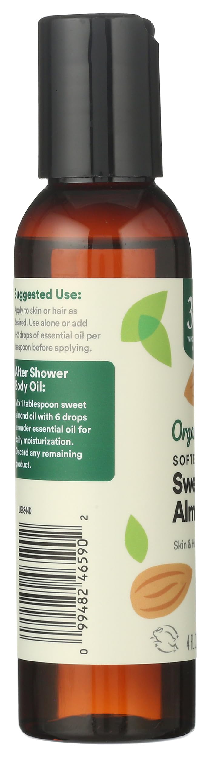 Organic Sweet Almond Oil Skin And Hair Care 4 Fl Oz 365 By Whole Foods Market
