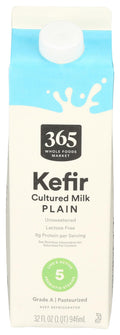Plain Kefir 32 Fl Oz 365 By Whole Foods Market