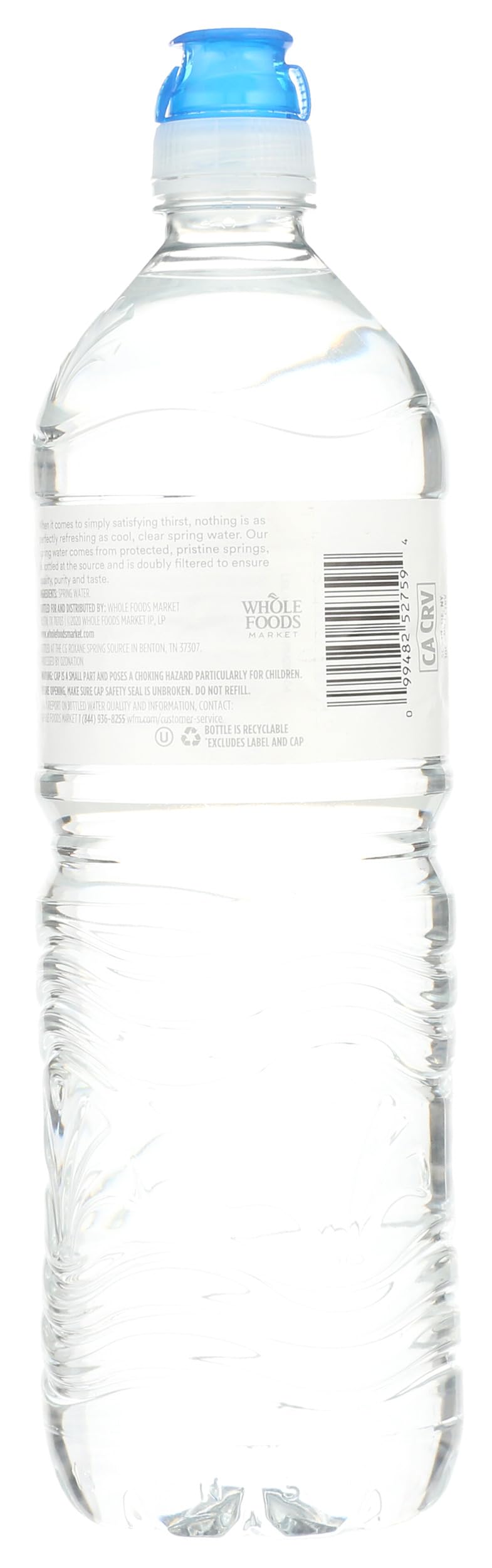Spring Water Sport Cap 750 Ml 365 By Whole Foods Market