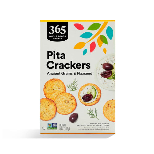 Ancient Grain Pita Crackers 5 Oz 365 By Whole Foods Market