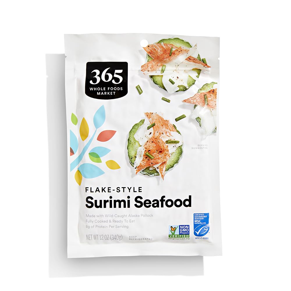 Surimi Seafood Flake Style 12 Oz 365 By Whole Foods Market