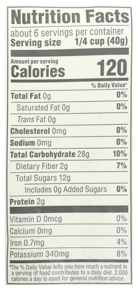 Organic Dried Unsweetened Bing Cherries 8 Oz 365 By Whole Foods Market