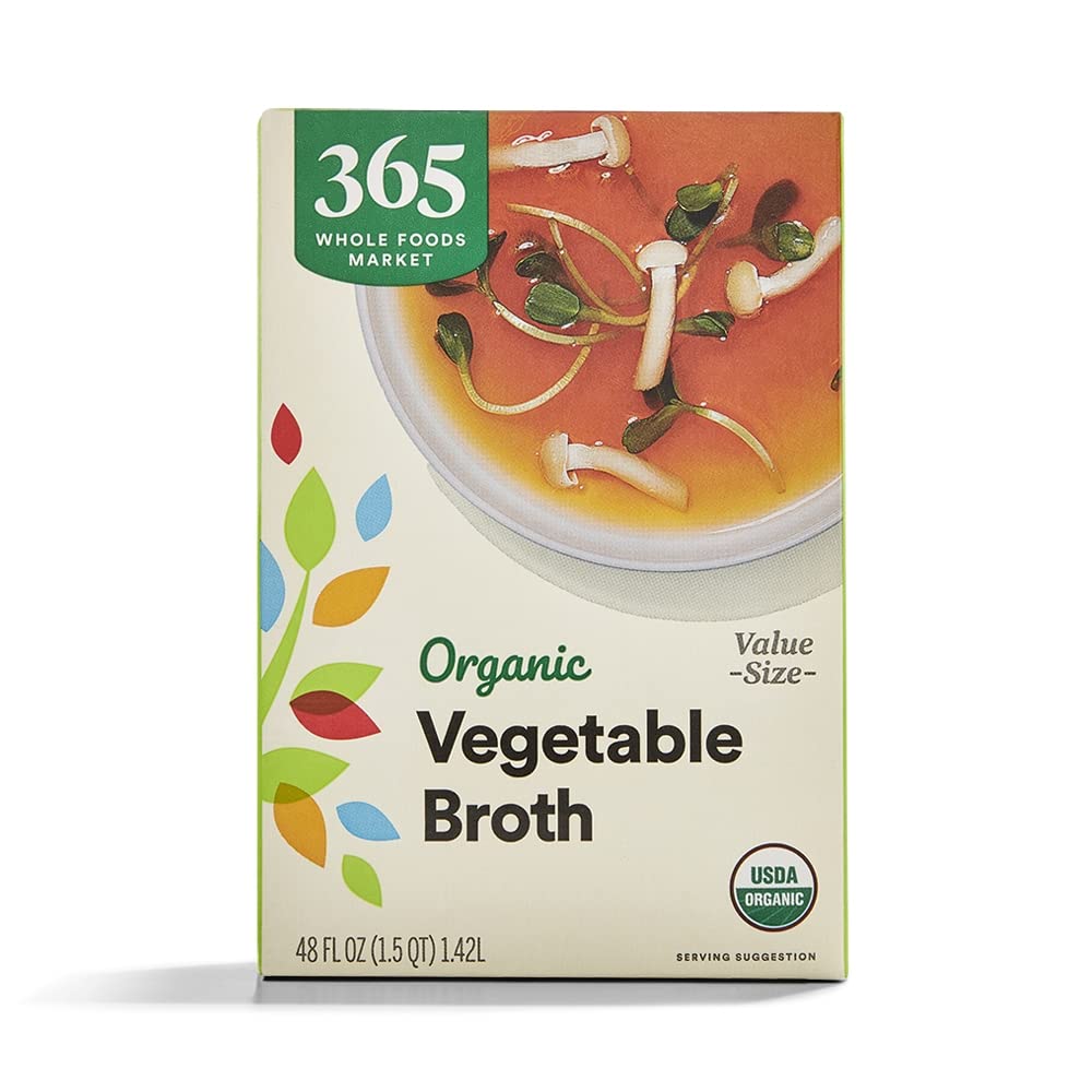 Organic Vegetable Broth 48 Fl Oz 365 By Whole Foods Market