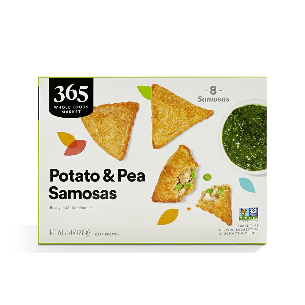 Potato & Pea Samosas 7.5 Oz 365 By Whole Foods Market