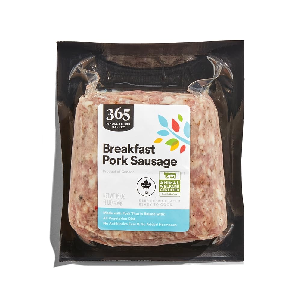 Classic Breakfast Pork Sausage 16 Oz 365 By Whole Foods Market
