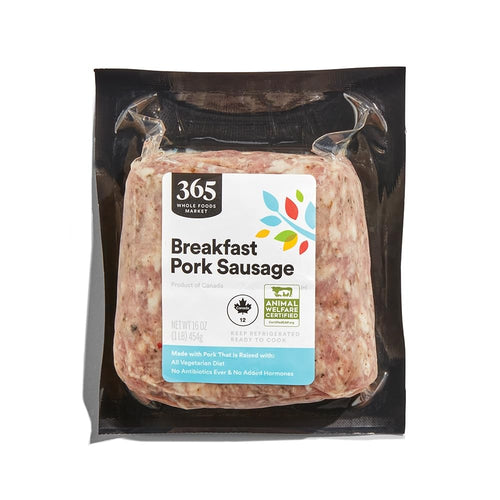 Classic Breakfast Pork Sausage 16 Oz 365 By Whole Foods Market