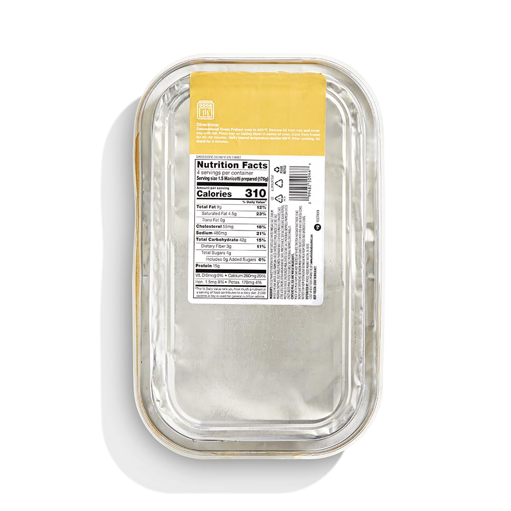 Family-Size Cheese Manicotti 25 Oz 365 By Whole Foods Market