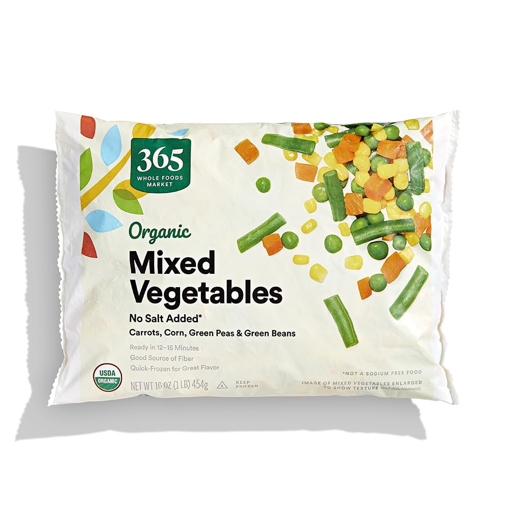 Organic Mixed Vegetables No Salt Added 16 Oz 365 By Whole Foods Market