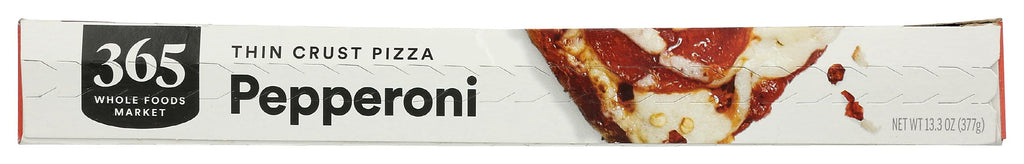 Thin Crust Uncured Pepperoni Pizza 13.3 Oz 1 Count 365 By Whole Foods Market