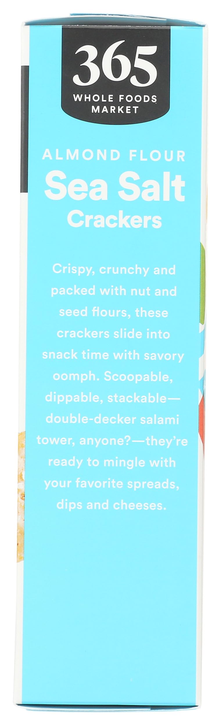 Rosemary Sea Salt Almond Flour Crackers 5 Oz 365 By Whole Foods Market