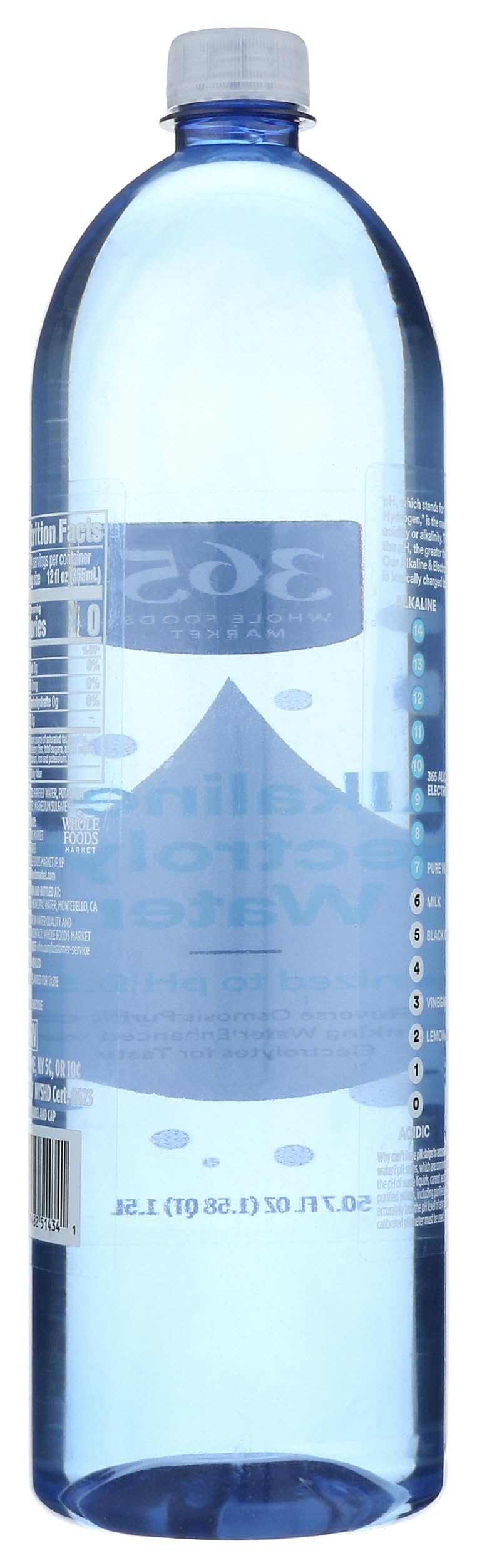 Alkaline & Electrolyte Water 50.7 Fl Oz 365 By Whole Foods Market