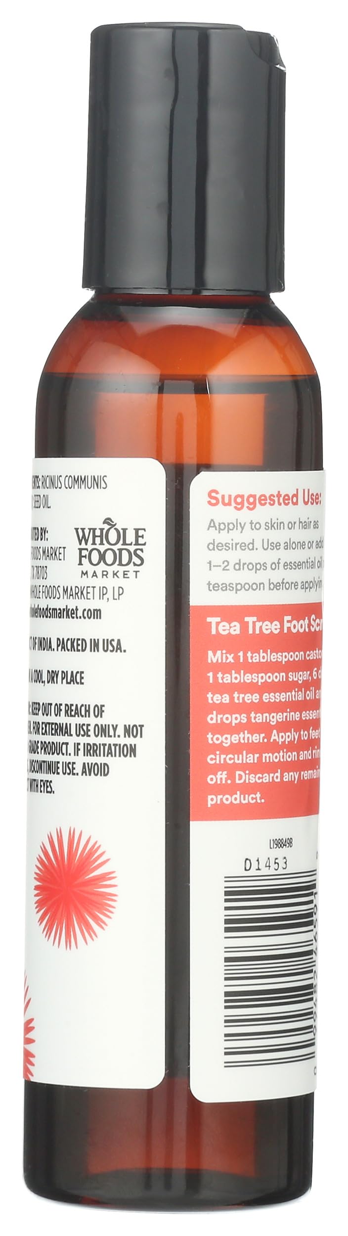 Emollient Castor Oil Skin And Hair Care 4 Fl Oz 365 By Whole Foods Market