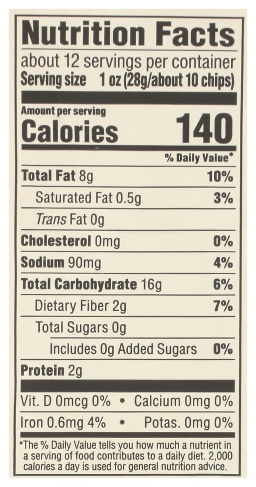 Organic White Corn Tortilla Chips Thin & Crispy 12 Oz 365 By Whole Foods Market