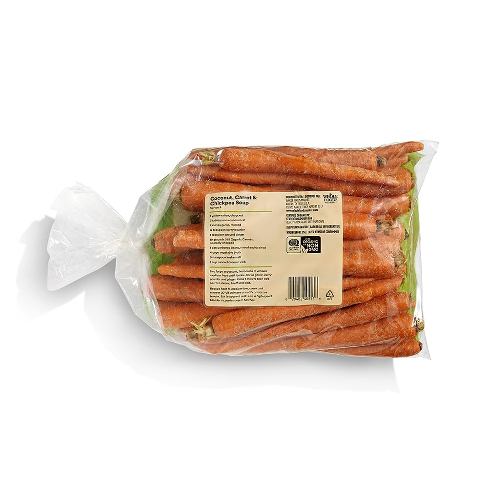 Organic Carrots 80 Oz 365 By Whole Foods Market