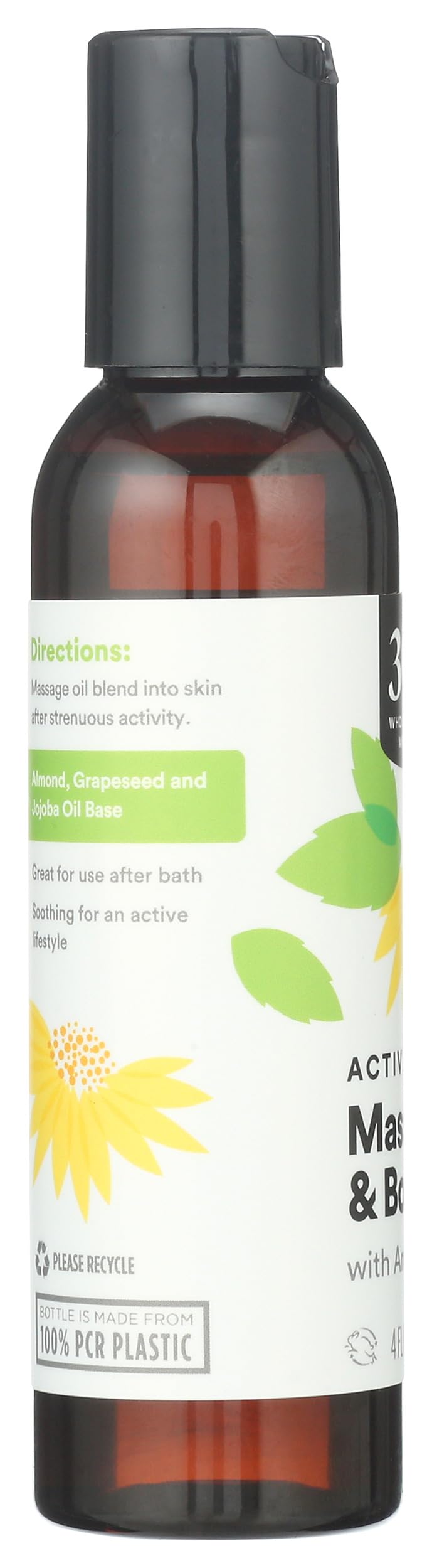 Massage Oil Active Blend With Arnica 4 FZ 365 By Whole Foods Market