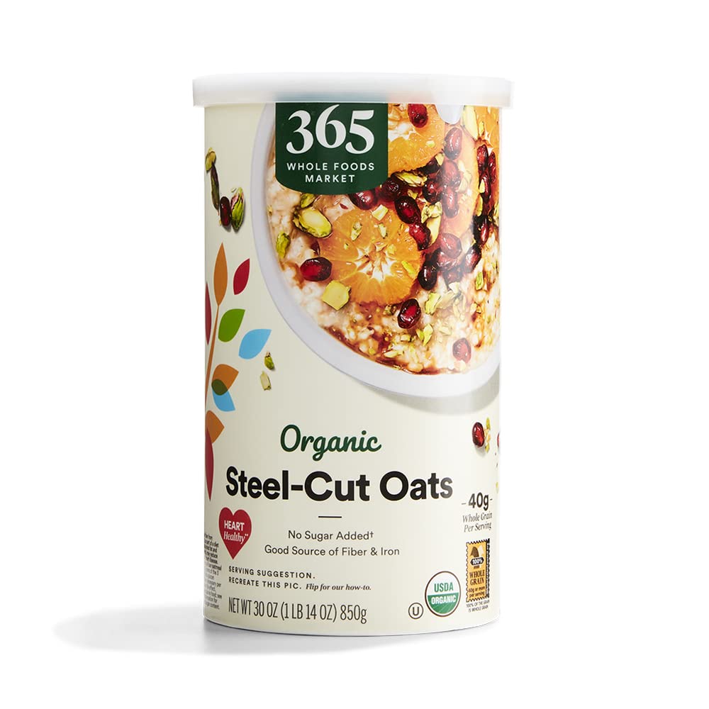 Organic Steel Cut Oats 30 Oz 365 By Whole Foods Market