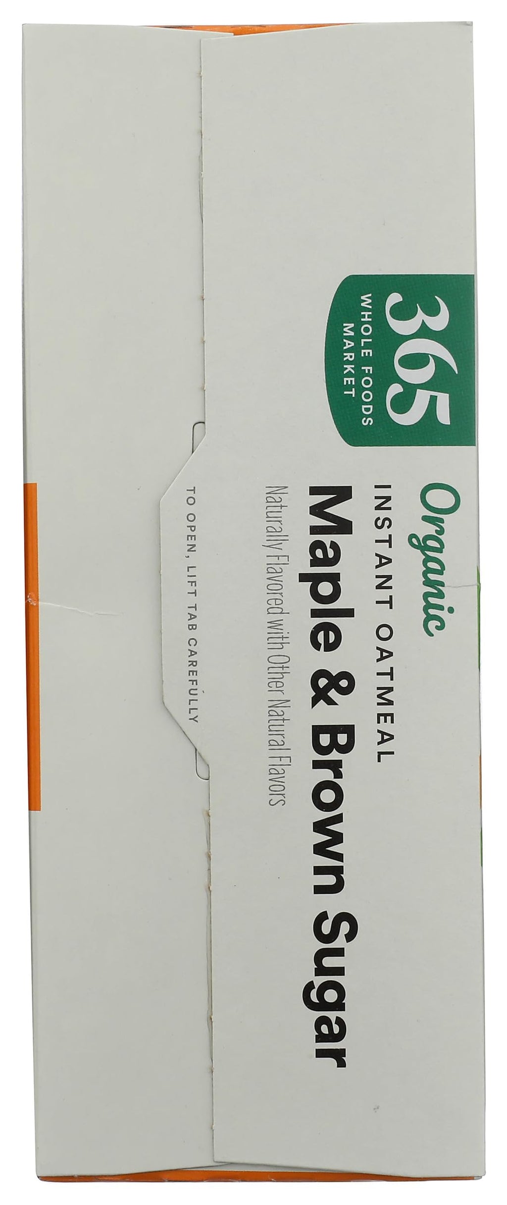 Organic Instant Oatmeal Maple & Brown Sugar 1.41 Oz 365 By Whole Foods Market