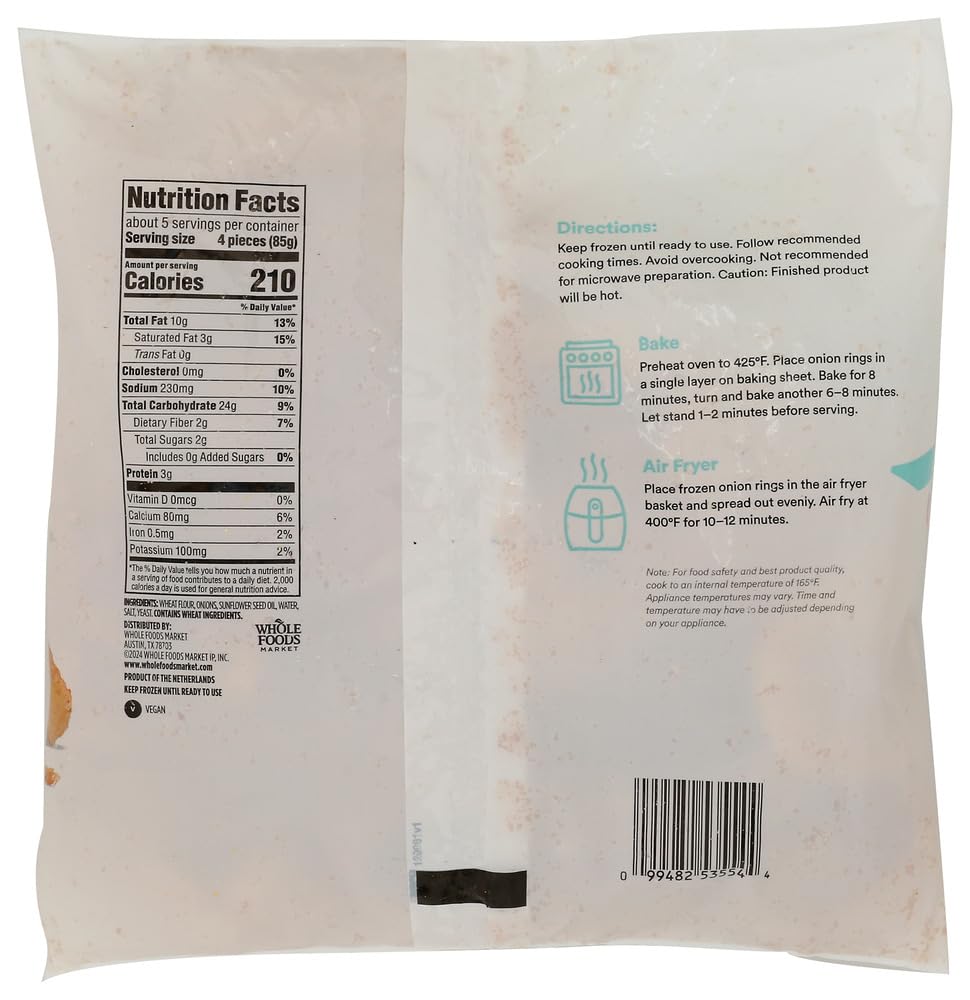 Onion Rings 14 Oz 365 By Whole Foods Market