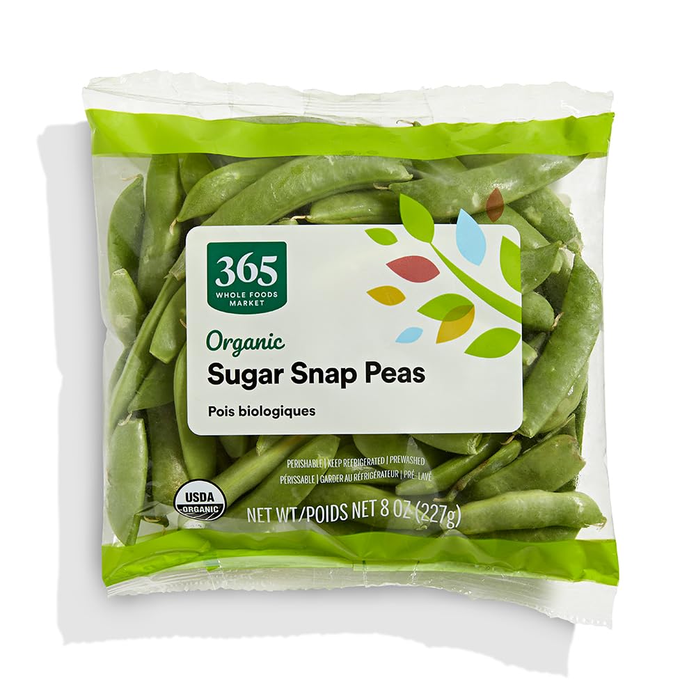 Organic Stringless Snap Peas 8 Oz 365 By Whole Foods Market