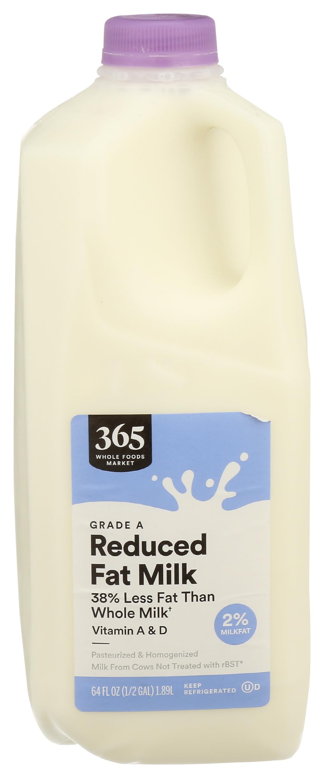 Reduced Fat 2% Milk 64 Fl Oz 365 By Whole Foods Market