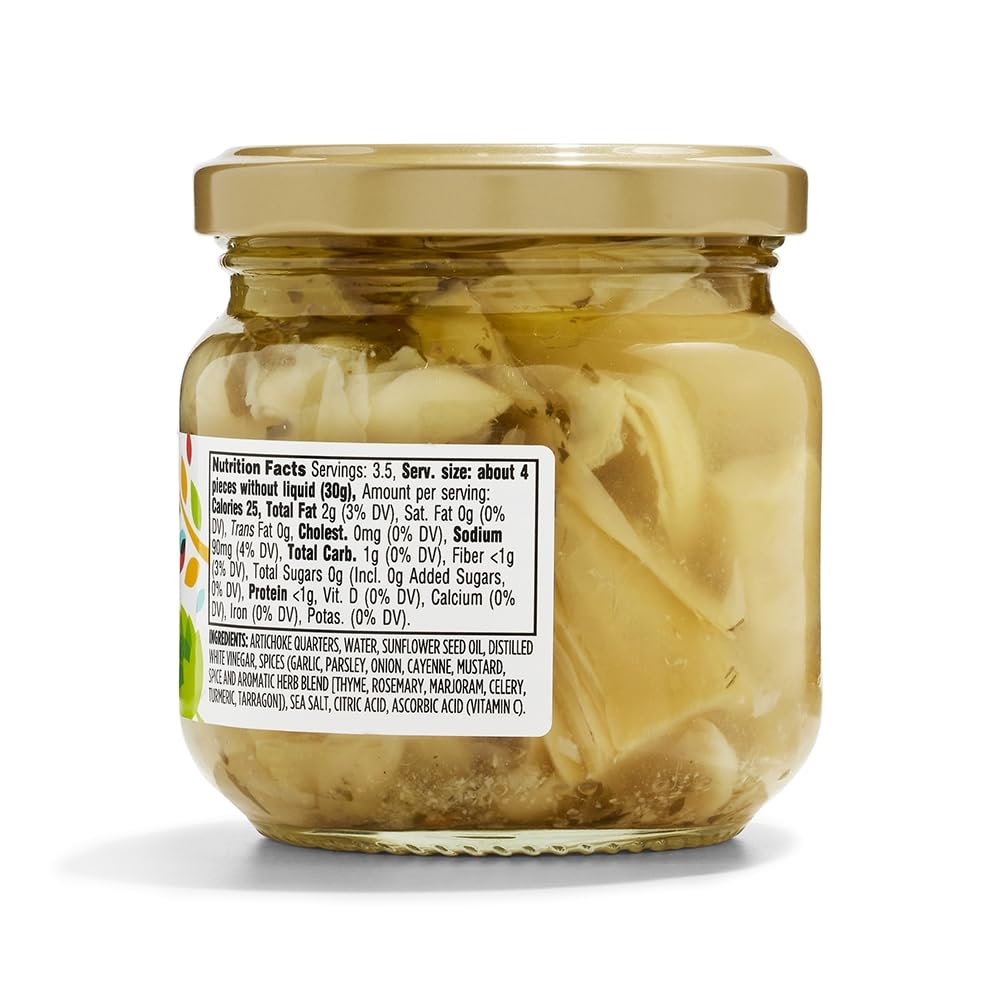 Marinated Artichoke Quarters 6.5 Oz 365 By Whole Foods Market
