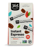 Instant Espresso Dark Roast 25 Count 2.65 Oz 365 By Whole Foods Market