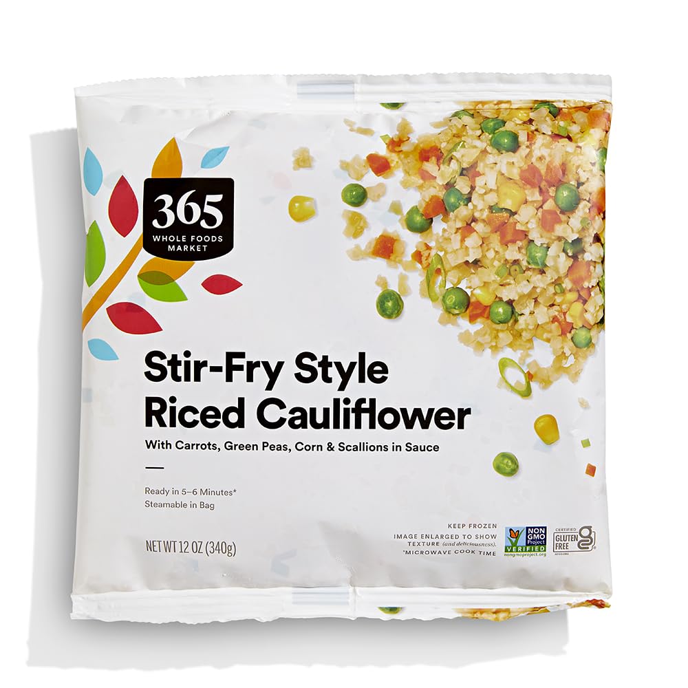 Stir Fry Style Riced Cauliflower 12 Oz 365 By Whole Foods Market