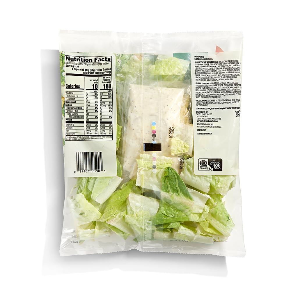 Organic Classic Caesar Salad Kit 7.8 Oz 365 By Whole Foods Market
