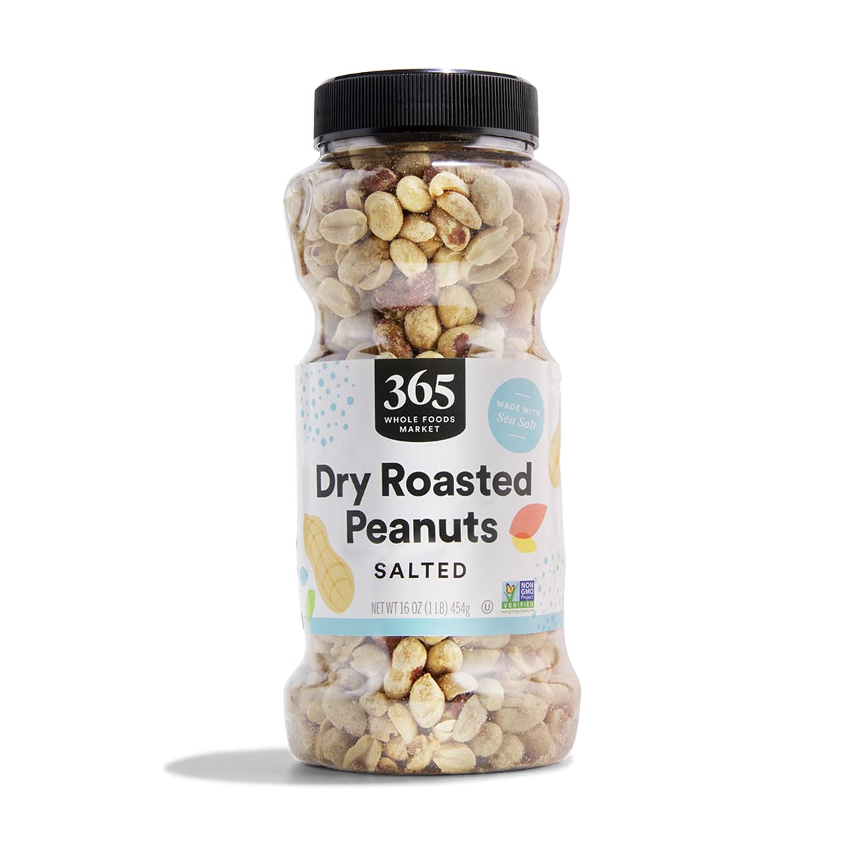 Dry Roasted & Salted Peanuts 16 Oz 365 By Whole Foods Market