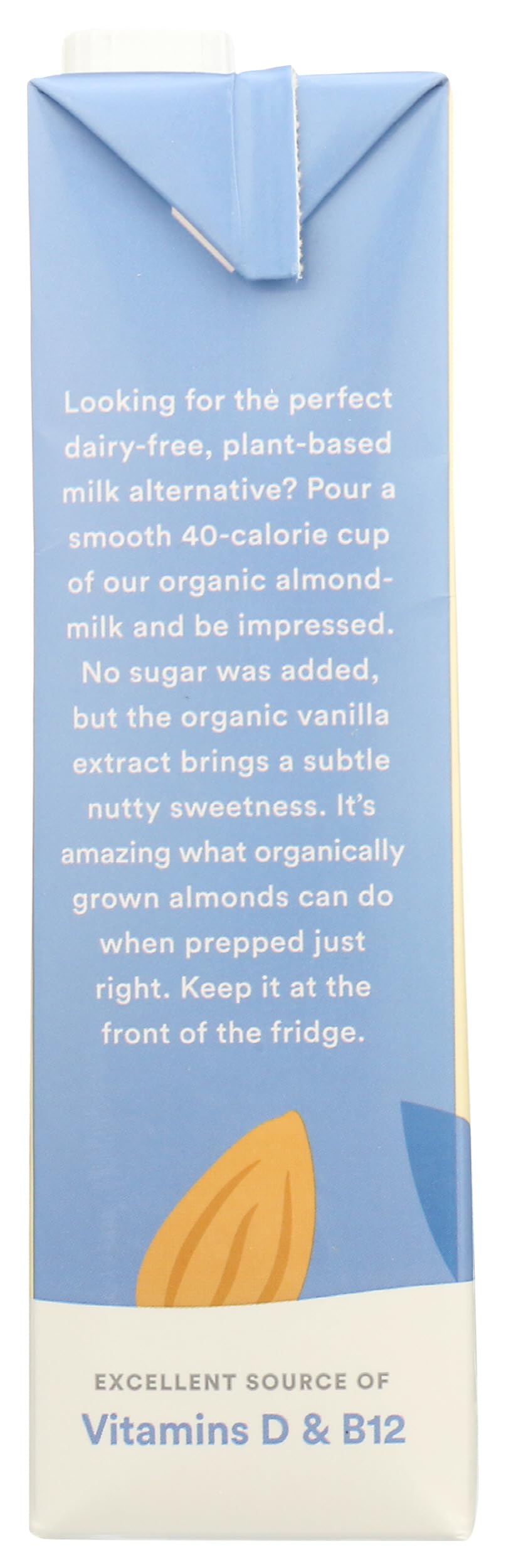 Organic Unsweetened Vanilla Almond Milk 32 Fl Oz 365 By Whole Foods Market