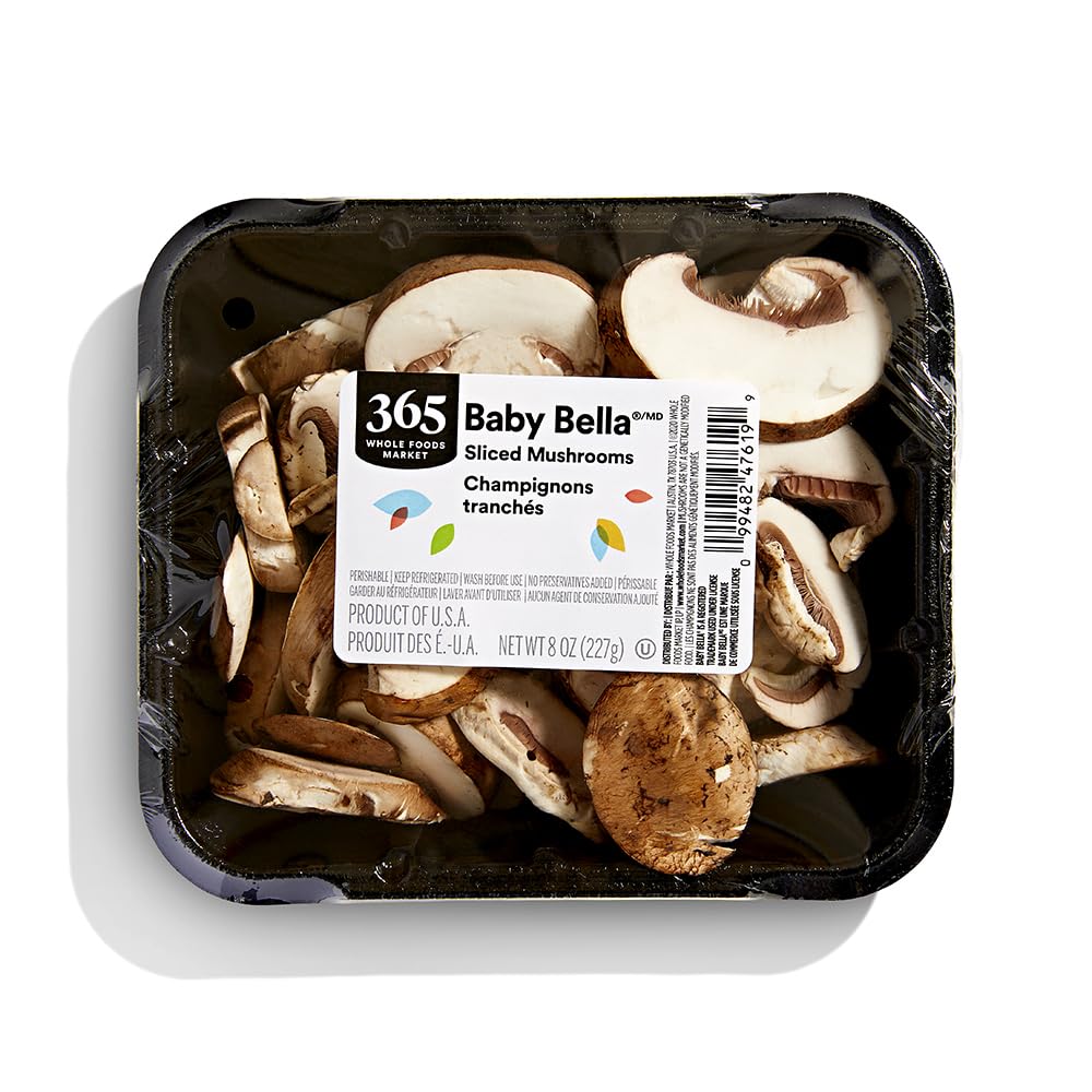 Sliced Baby Bella Mushrooms 8 Oz 365 By Whole Foods Market