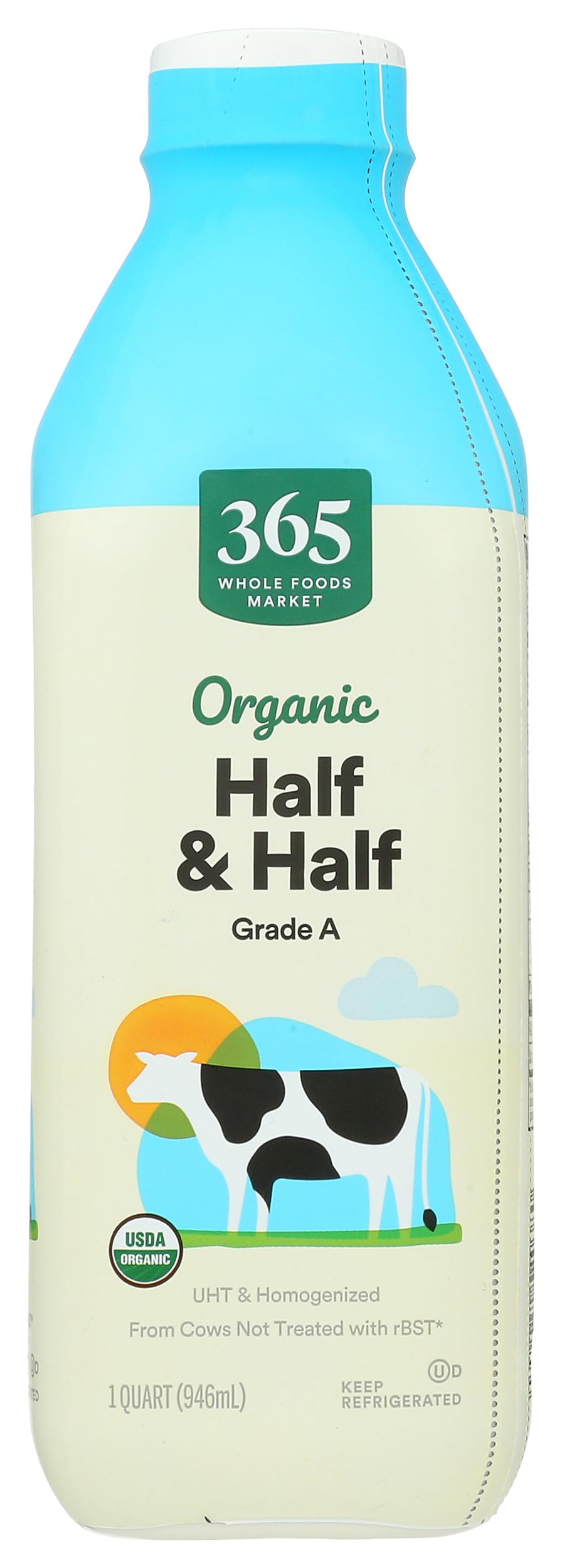 Organic Half And Half 1 Qt 365 By Whole Foods Market