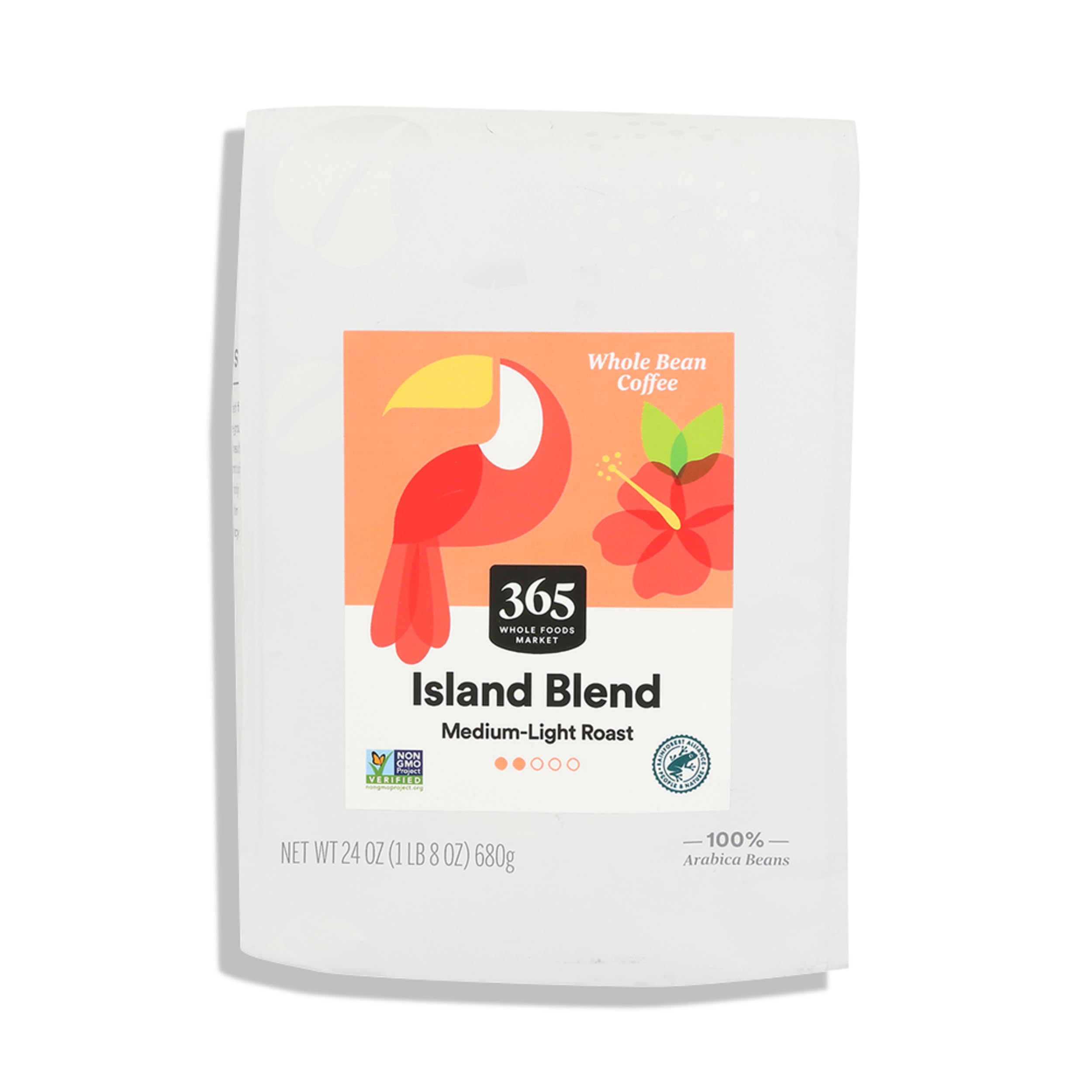 Island Blend Whole Bean Coffee 24 Oz 365 By Whole Foods Market