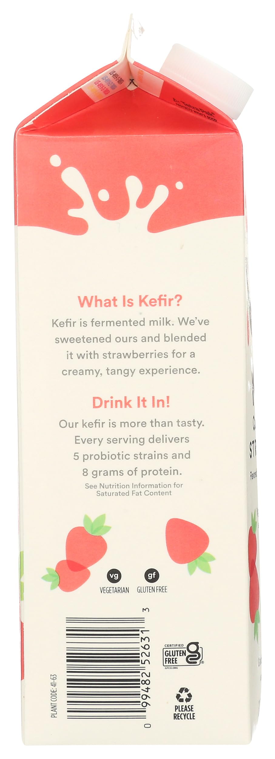 Strawberry Kefir 32 Fl Oz 365 By Whole Foods Market