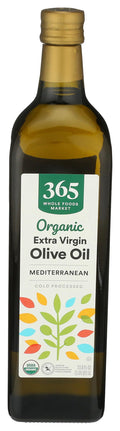 Organic Extra Virgin Mediterranean Olive Oil 33.8 Fl Oz 365 By Whole Foods Market