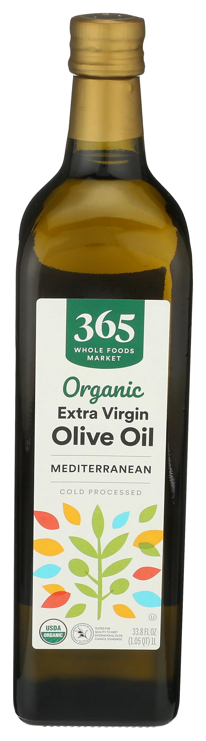 Organic Extra Virgin Olive Oil Mediterranean Blend 16.9 Fl Oz 365 By Whole Foods Market