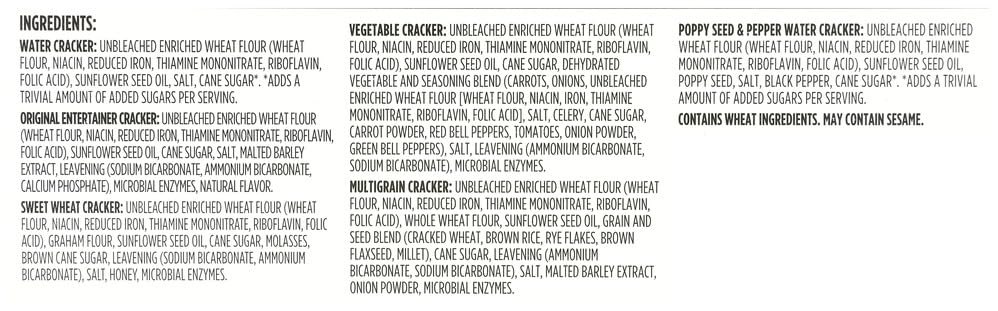 Assorted Entertaining Crackers 8.8 Oz 365 By Whole Foods Market