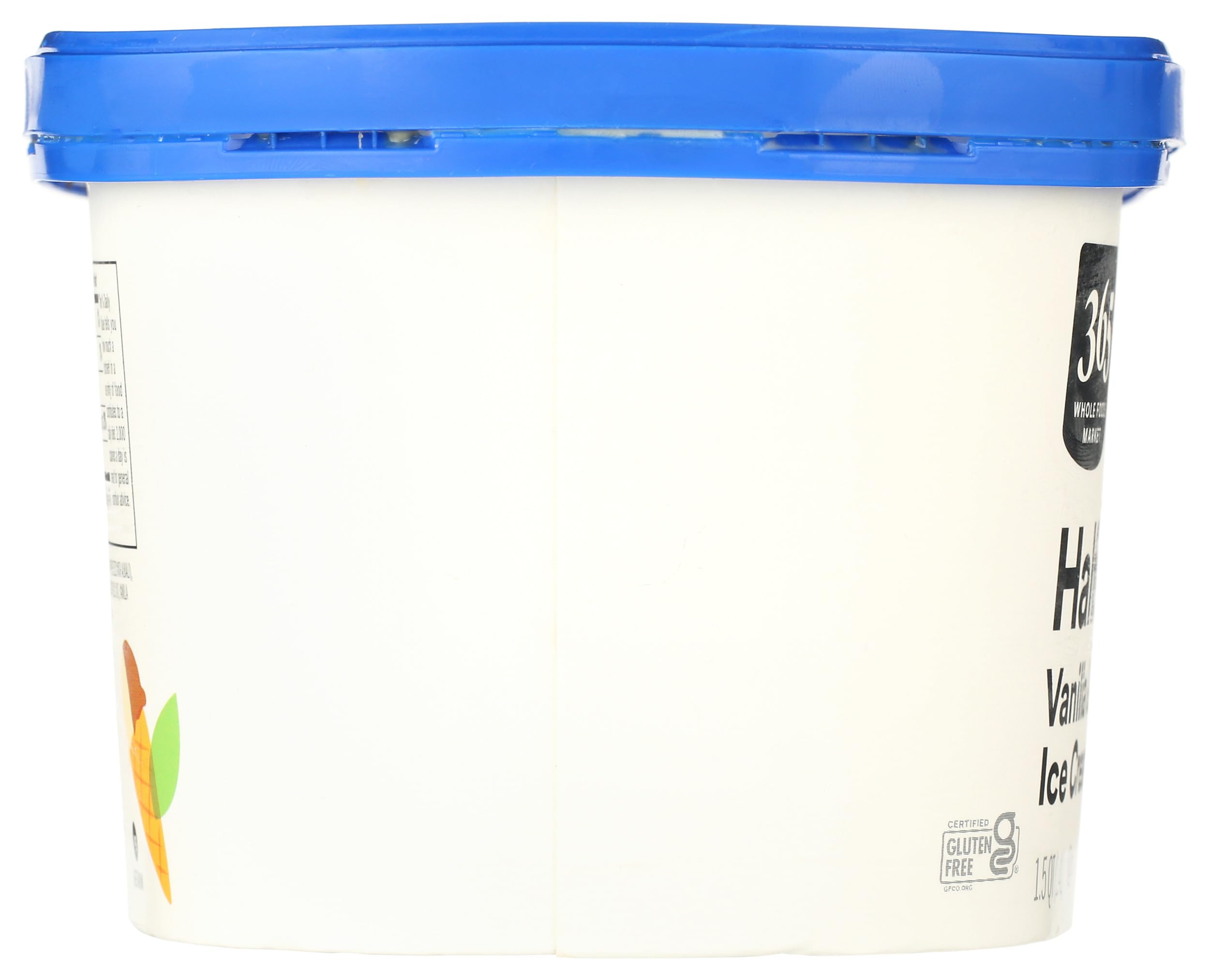 Half Vanilla Half Chocolate Ice Cream 1.5 QT 365 By Whole Foods Market