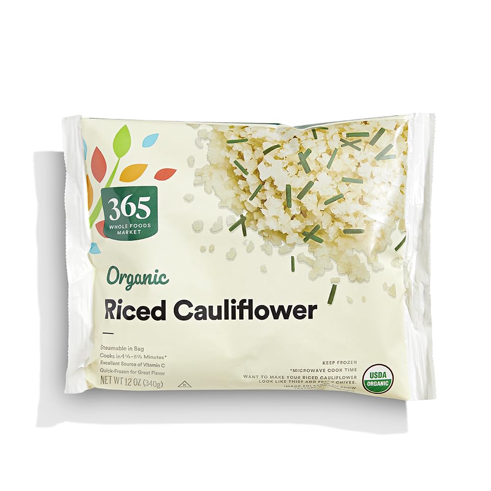 Organic Riced Cauliflower 24 Oz 1 Count 365 By Whole Foods Market