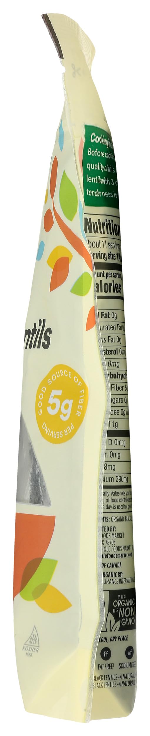 Organic Black Lentils 16 Oz 365 By Whole Foods Market