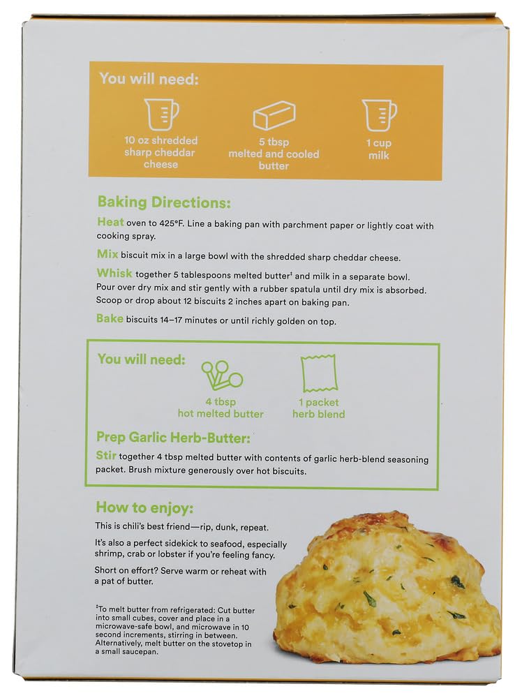 Cheddar And Herb Biscuit Mix 12 Oz 365 By Whole Foods Market