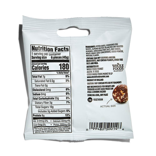 Coffee & Almond Protein Bites 1.58 Oz 365 By Whole Foods Market